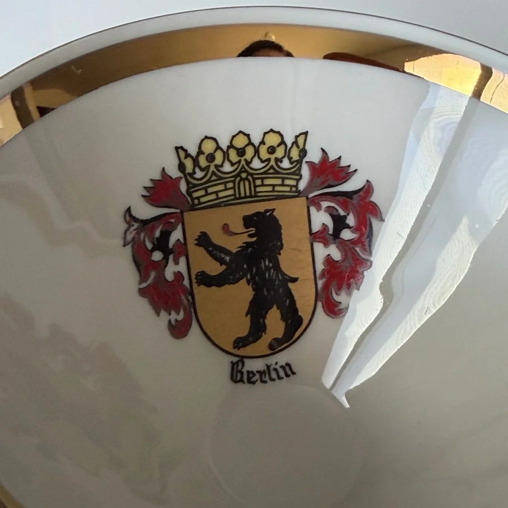 Vintage Mitterteich Bavaria Elegant Porcelain Tea Cup and Saucer Set